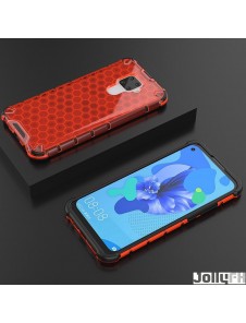 Rött och väldigt snyggt omslag Huawei Mate 30 Lite / Huawei Nova 5i Pro.