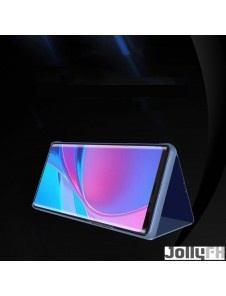 Blått och väldigt snyggt omslag Samsung Galaxy A21s.