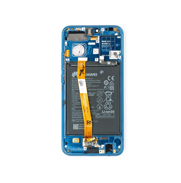 LCD-display + Touch Unit + Framsida Huawei Honor 10 - Blå (New Swap Unit)