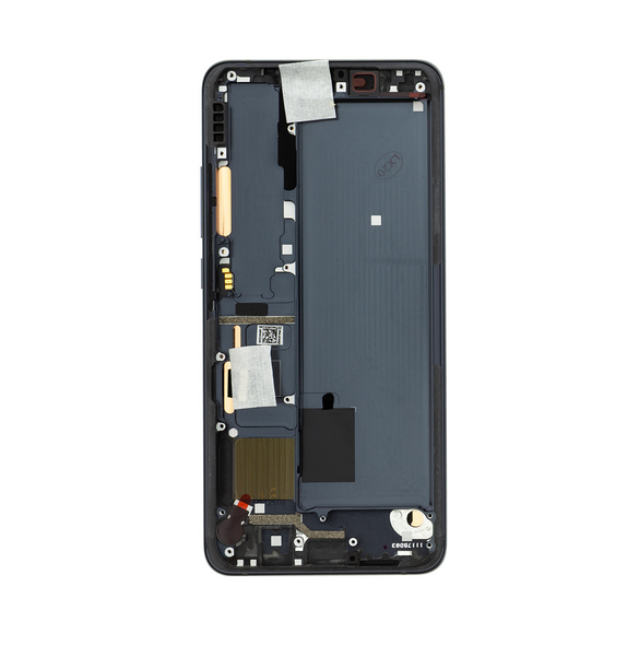 LCD-display + Touch Unit + Framsida för Xiaomi Mi Note 10 - Svart (Service Pack)