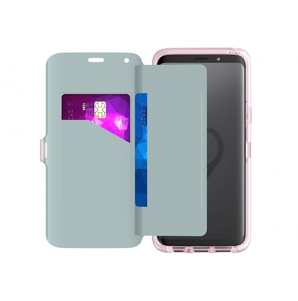 Tech21 T21-5961 Evo Wallet Folio Cover till Samsung Galaxy S9 - Rosa