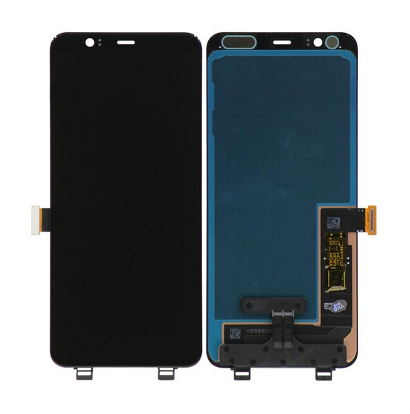LCD-skärm + peksenhet Google Pixel 4XL - Svart (Service Pack)