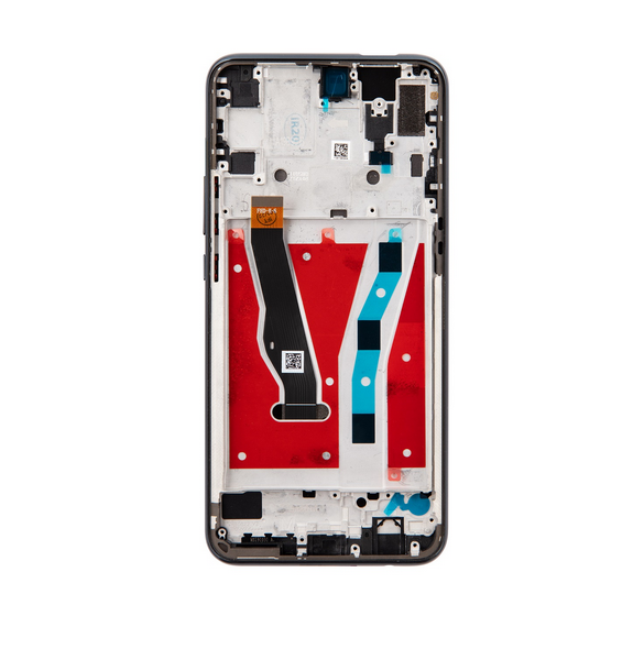 LCD-skärm + peksenhet + framsida Huawei P Smart Pro - Svart