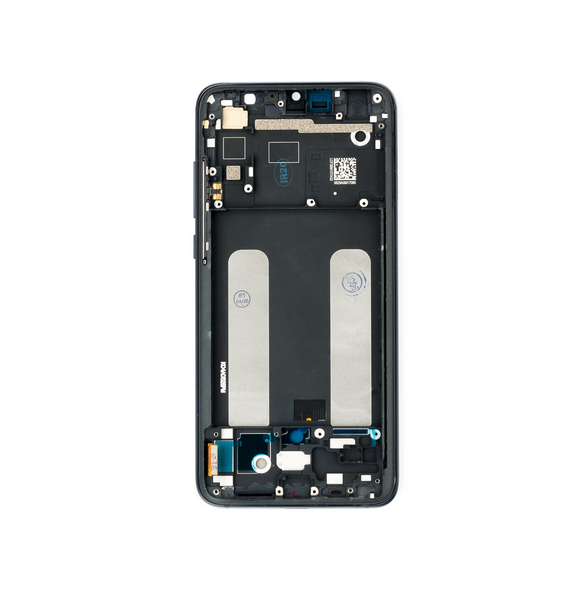 LCD-display + Touch Unit + Framsida för Xiaomi Mi 9 Lite - Svart