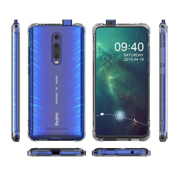Genomskinligt och väldigt snyggt omslag Xiaomi Mi 9T / Xiaomi Mi 9T Pro.