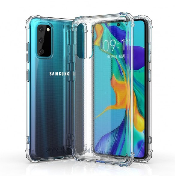 Genomskinligt och väldigt snyggt omslag Samsung Galaxy S20.