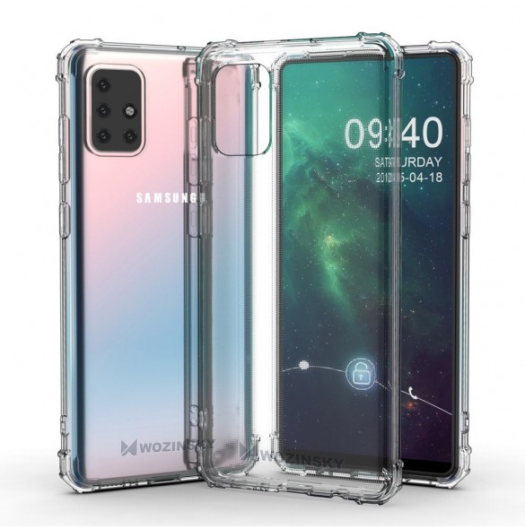 Genomskinligt och väldigt snyggt omslag Samsung Galaxy A71.