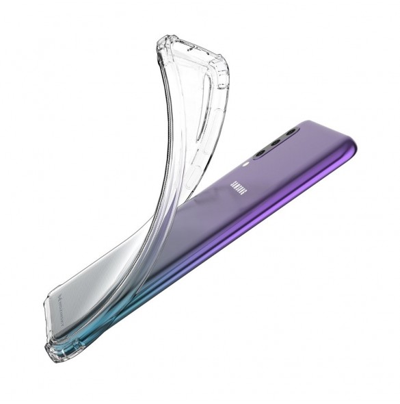 Genomskinligt och väldigt snyggt omslag Samsung Galaxy A70.
