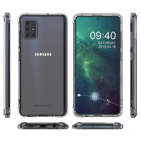 Samsung Galaxy A51 och väldigt snyggt skydd från Wozinsky.