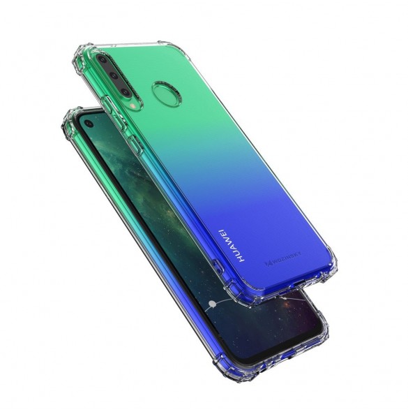 Genomskinligt och mycket snyggt omslag Huawei P40 Lite E.