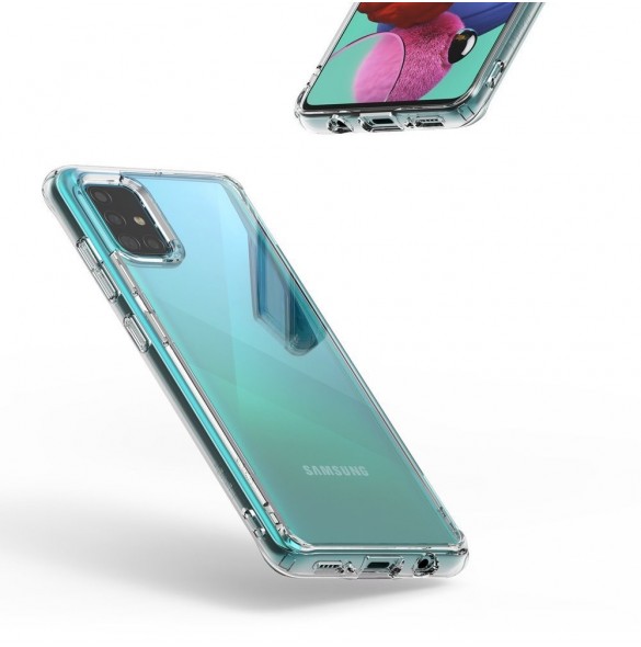 Genomskinligt och väldigt snyggt omslag Samsung Galaxy A51.