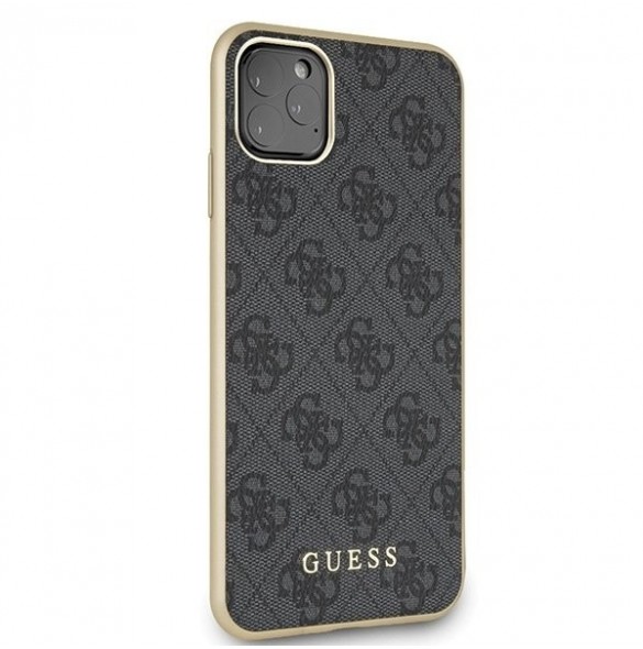 Guess  4G Collection hårt fodral iPhone 11 Pro Max - Grå