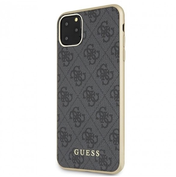Guess  4G Collection hårt fodral iPhone 11 Pro Max - Grå