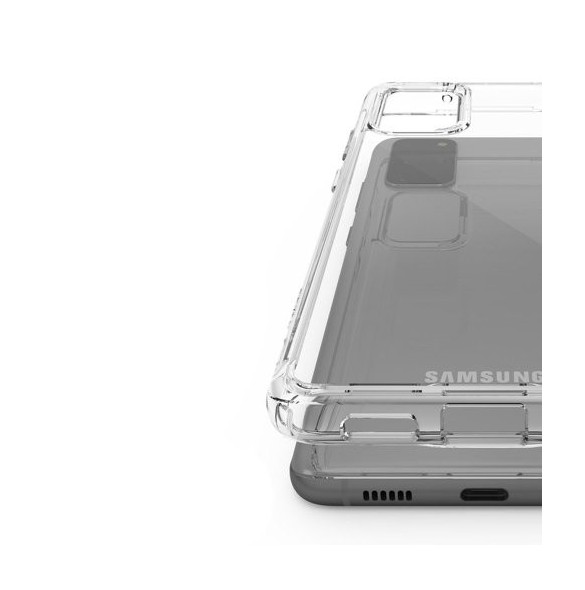 Genomskinligt och väldigt snyggt omslag Samsung Galaxy S20 Plus.