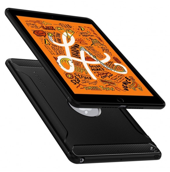 Spigen Rugged Armor Ipad Mini 5 2019 Black - Svart