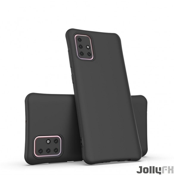 Svart och väldigt snyggt omslag Samsung Galaxy A71.