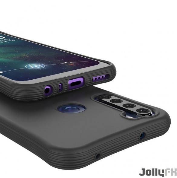 JollyFX Soft Color Case flexibel gelväska till Xiaomi Redmi Note 8T - Svart