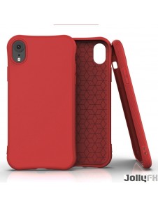 Rött och väldigt snyggt omslag iPhone XR.