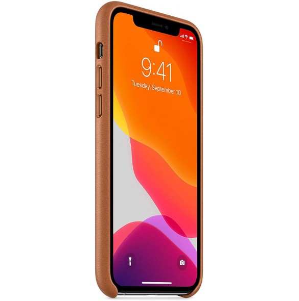 Apple MWYD2ZM/A Läderskal till iPhone 11 Pro - Sadel Brun