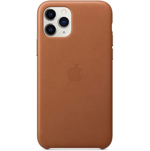 Apple MWYD2ZM/A Läderskal till iPhone 11 Pro - Sadel Brun