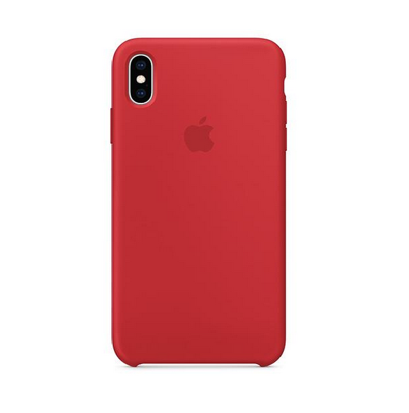 Rött och väldigt snyggt omslag iPhone XS Max.