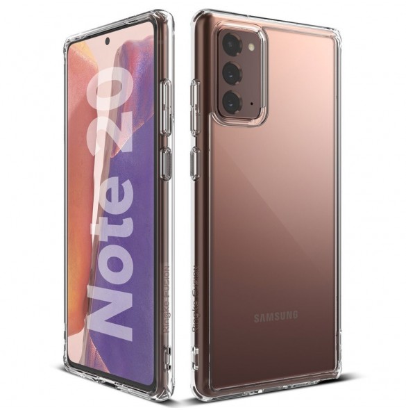 Genomskinligt och väldigt snyggt omslag Samsung Galaxy Note 20.