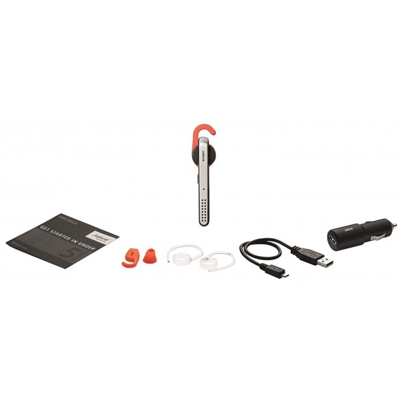 Jabra Stealth Wireless Stereo Bluetooth Headset - Svart / Orange