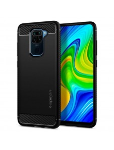 Xiaomi Redmi Note 9 och väldigt snyggt skydd från Spigen.