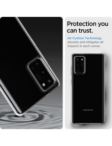 Samsung Galaxy Note 20 och väldigt snyggt skydd från Spigen.