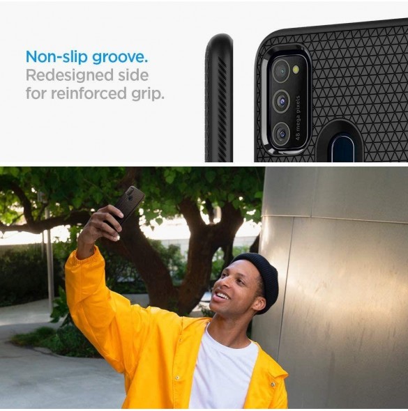 Vackert och pålitligt skyddsfodral till Samsung Galaxy M21.