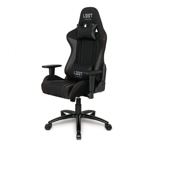 L33T-Gaming Elite V3 Gamingstol (tyg) - Röd