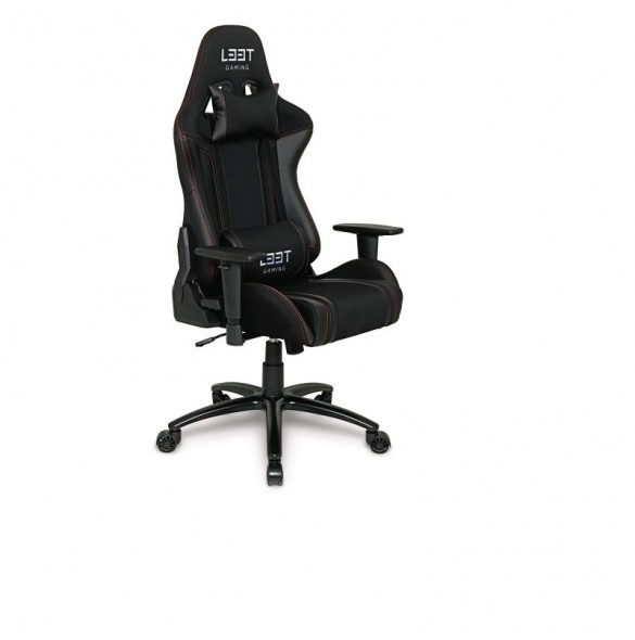 L33T-Gaming Elite V3 Gamingstol (tyg) - Röd