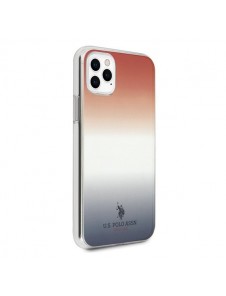 Rödblå och väldigt snygg täcka för iPhone 11 Pro.