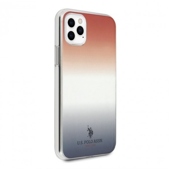 Rödblå och väldigt snygg täcka för iPhone 11 Pro.