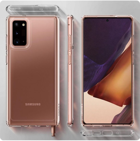 Kristallklart och väldigt snyggt skal till Samsung Galaxy Note 20.