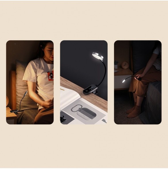 1 x BASEUS Comfort Reading Mini Clip Lamp