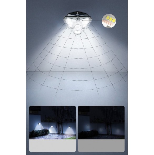 40-LED-lampa pärlor över 560 reflekterande ytor, exakt ljusstyrning och storskalig belysning