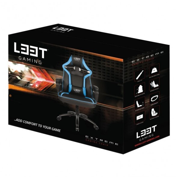 L33T-Gaming Extreme Gamingstol - Blå