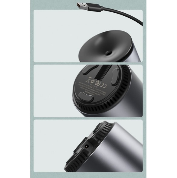 Baseus hemmakontor bil luftfuktare luftrenare 75 ml - Silver (DHSG-0S)