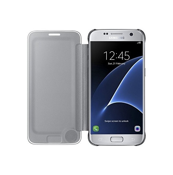 Samsung Galaxy S7 EF-ZG930CSE Clear view cover - Silver