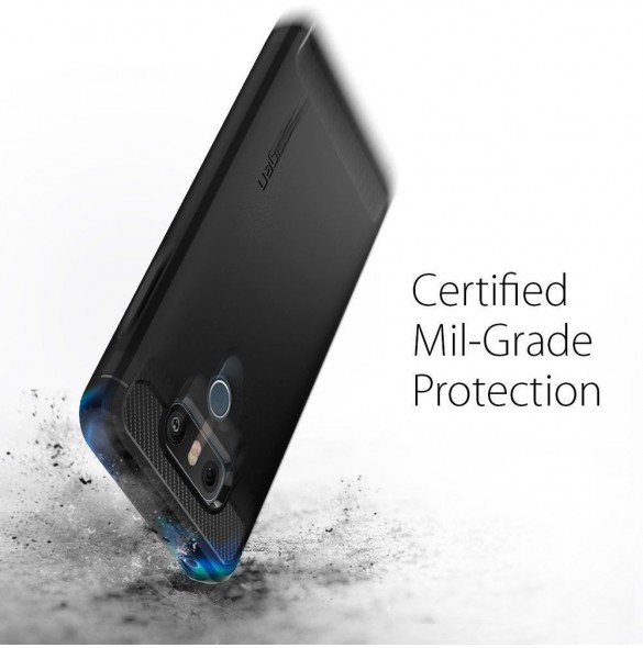 Spigen Rugged Armor Skal Cover till LG G6 - Svart