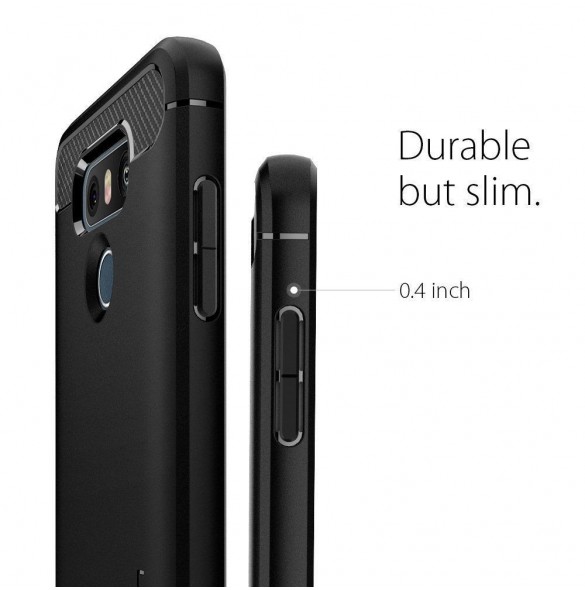 Spigen Rugged Armor Skal Cover till LG G6 - Svart