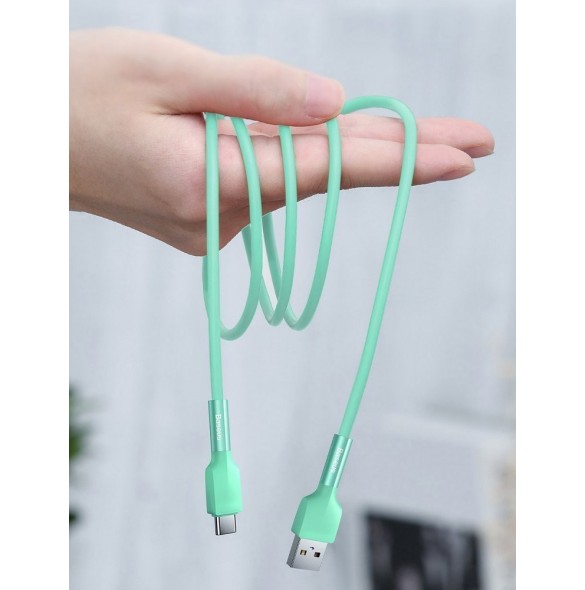 1 x BASEUS Silica Gel-kabel USB Type-C-dataladdningslinje