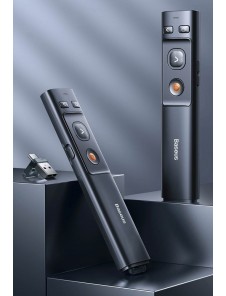 Namn: Baseus Orange Dot Wireless Presenter (röd laser)