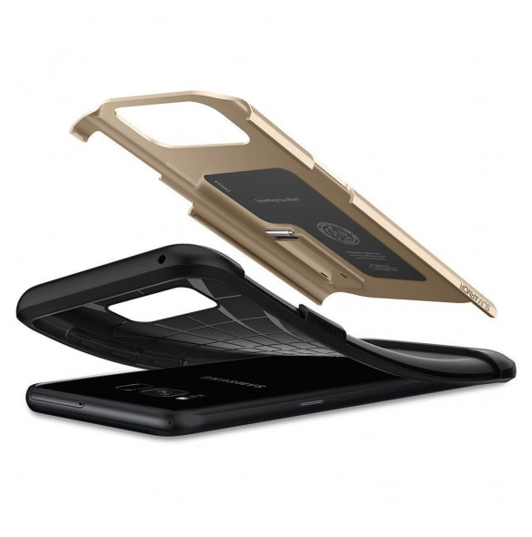Spigen Slim Armor Kickstand Skal Cover till Samsung Galaxy S8 - Guld