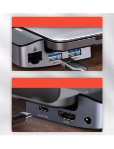 Utgång: Thunderbolt 3 * 2, HDMI * 1, USB 3.0 * 3, RJ45 * 1,3,5 mm * 1, PD * 1