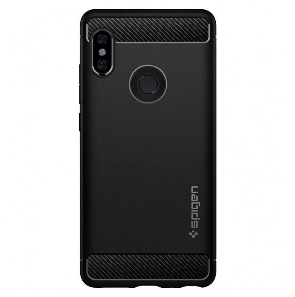 Spigen Rugged Armor för Xiaomi Redmi Note 5 / Redmi Note 5 Pro - Svart