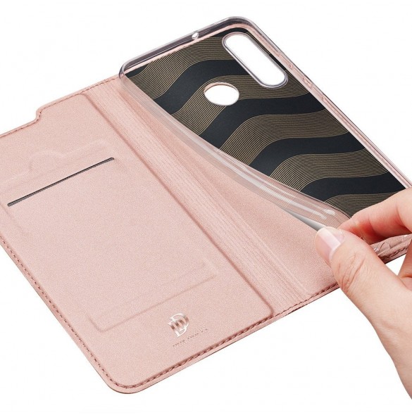 Rosa och mycket snyggt skal till Huawei Y6p.