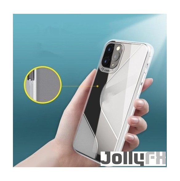 Genomskinligt och mycket snyggt skal till Samsung Galaxy M30s / Galaxy M21.
