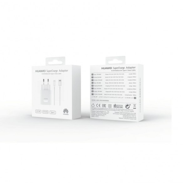 Huawei AP81 Wall SuperCharger, USB-C 4.5A, vit